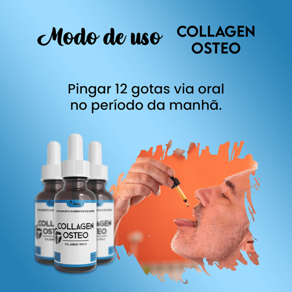 Collagen Vitta Original Ácido Hialurônico + Colágeno Verisol 2 Potes + 1 Osteo Grátis 300g - Image 6