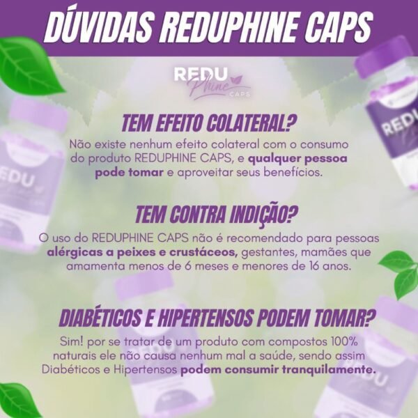 Efeitos colaterais ReduPhine