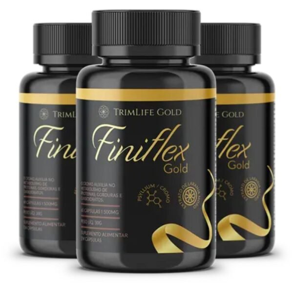 FiniFlex GOLD suplemento para apoiar o emagrecimento 5 Potes 300 CAPSULAS