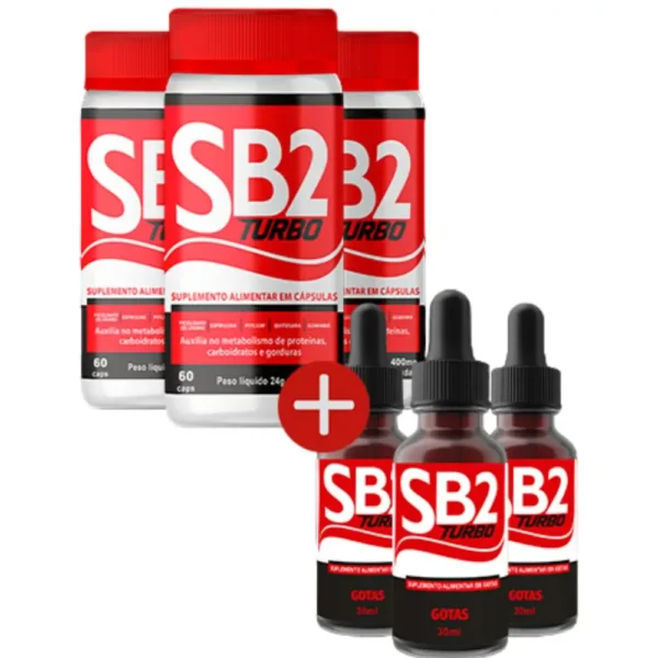 Sibutramina Turbo 60 Cápsulas + Gotas 30 ml – Suporte Completo para Dietas