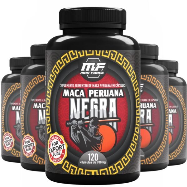 Maca Peruana Negra – Suplemento de Vitalidade 120 Cápsulas