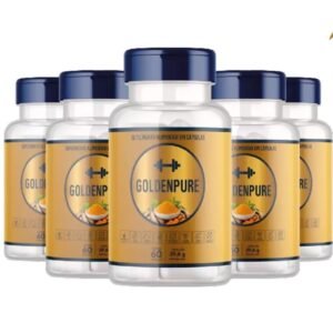 Cúrcuma GoldenPure – Açafrão da Terra e Curcumina 60 Cáps