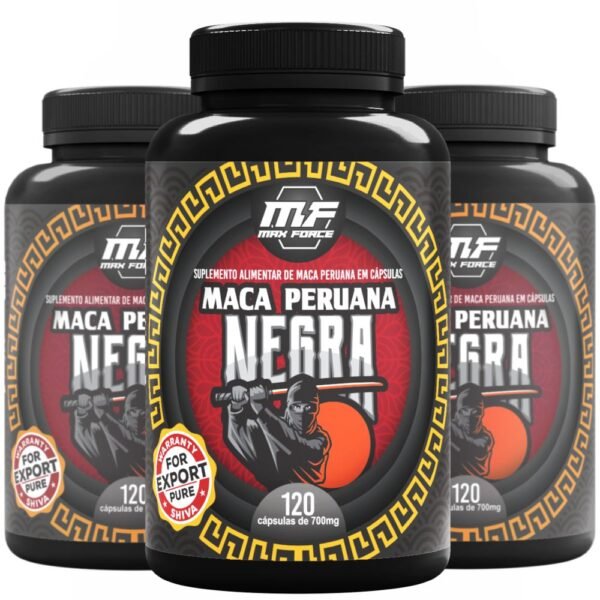 Maca Peruana Negra – Suplemento de Vitalidade 120 Cápsulas