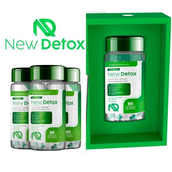 New Detox – Suplemento para Desintoxicação 60 Cápsulas