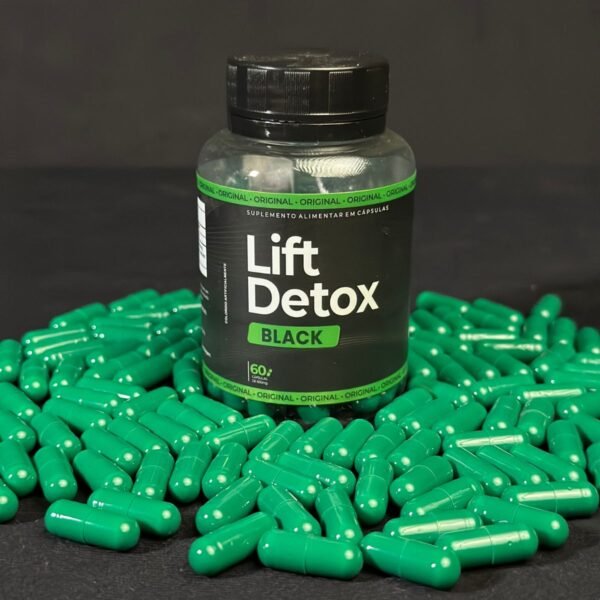 LIFT DETOX BLACK - NATURAL - 2 POTES - 60 CAPSULAS - Image 2